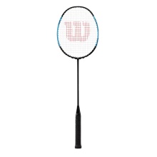 Wilson Badmintonschläger Blaze S3700 (sehr kopflastig/flexibel) schwarz/blau - besaitet -